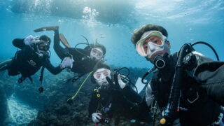 Relaxed diving with guests from Singapore and Israel!