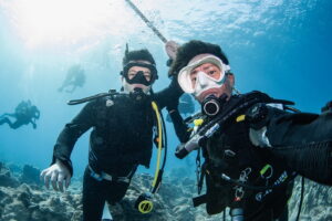 ネパールからのお客様と慶良間でゆっくりボートダイビング