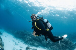 コロンビアからのゲストと慶良間でボートダイビング！