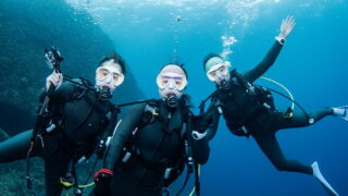 Drift diving in the Kerama Islands — sea turtles and manta rays!