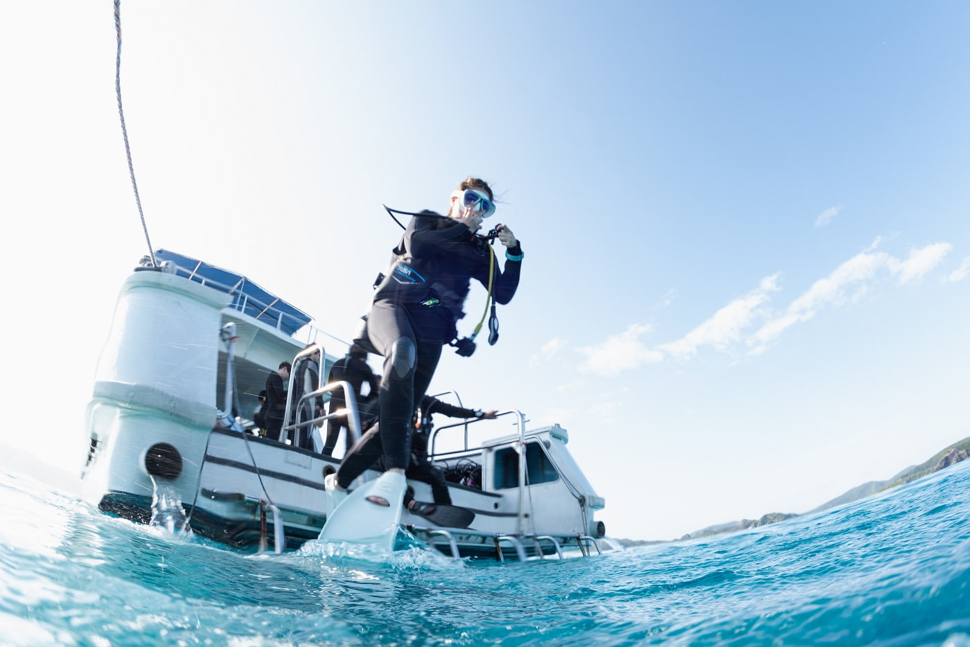 Guest entry scene  in the Kerama Islands