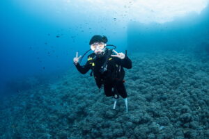 Drift diving in the Kerama Islands and Chibishi with guests from the USA!