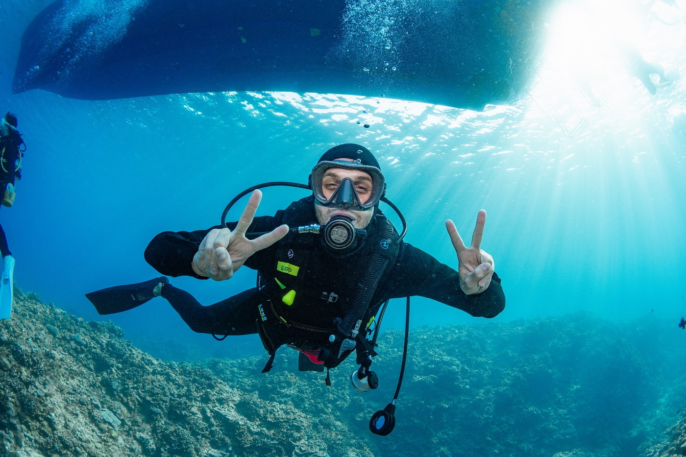 guests during the dive