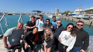 Diving in the Kerama Islands with guests from Ireland, Denmark, France, India, and South Korea!