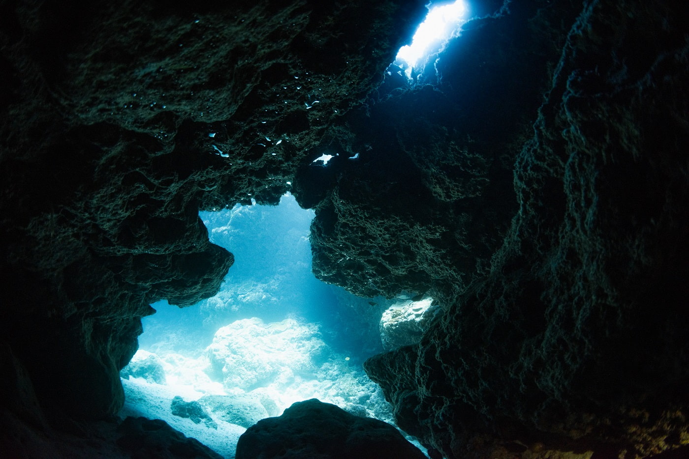 beautiful underwater topography