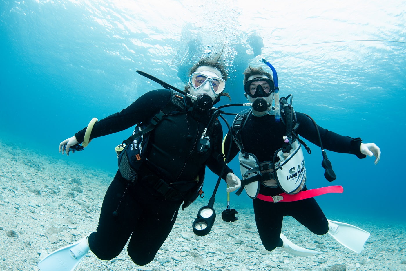 guests during the dive in the kerama islands