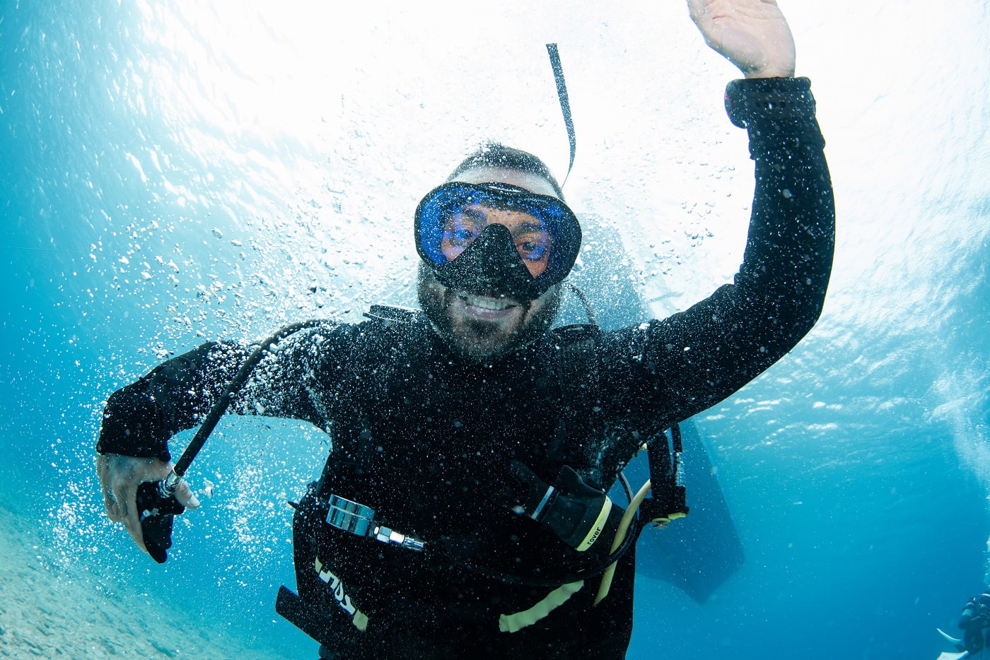 guests during the dive in the kerama islands