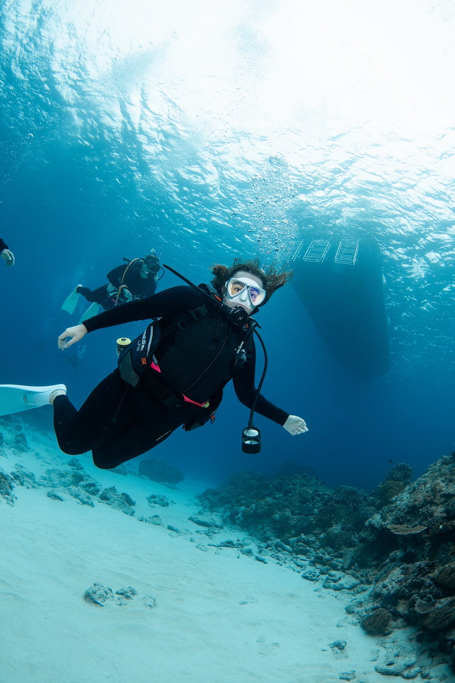 guests during the dive in the kerama islands