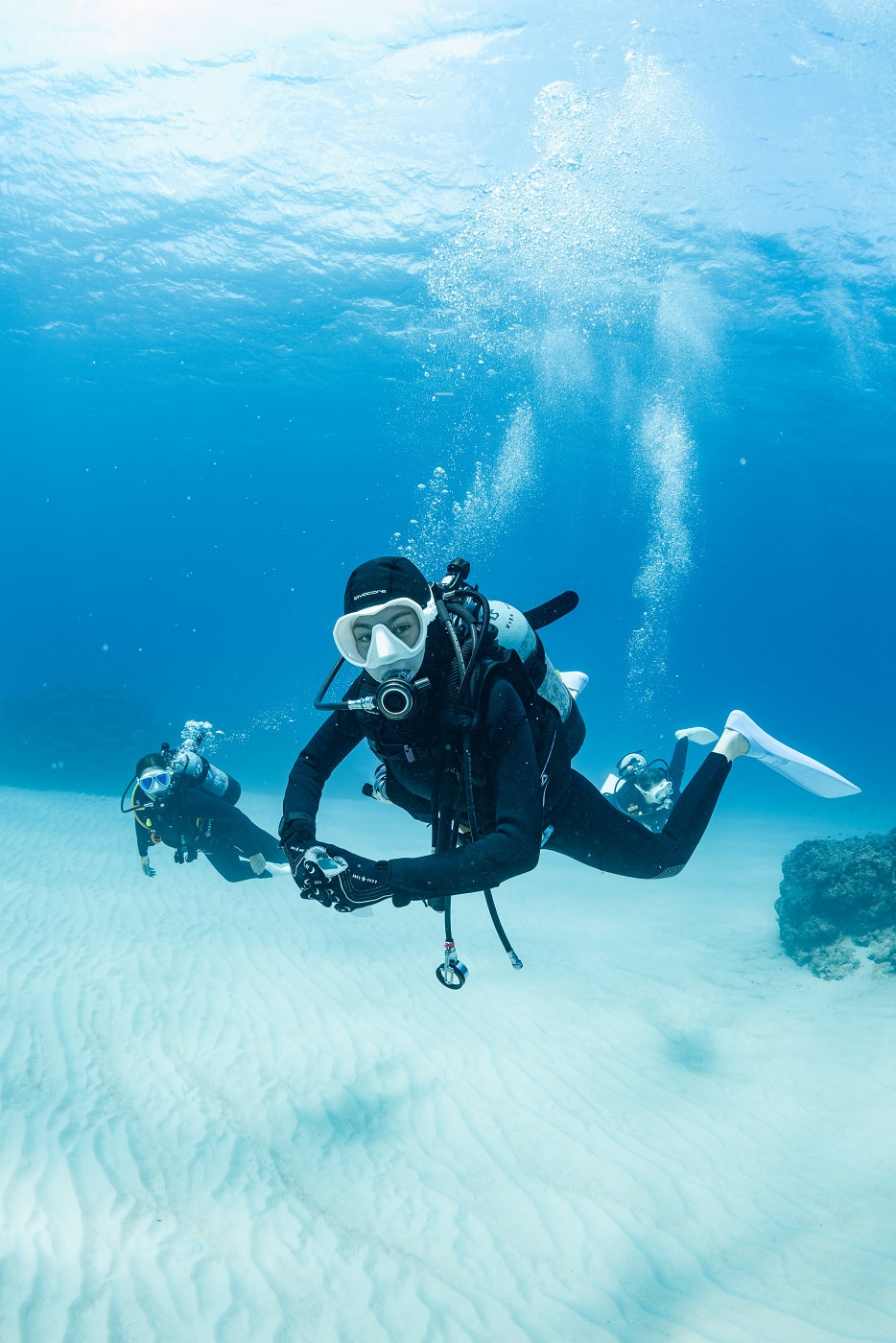 guests during the dive in the kerama islands
