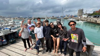 Diving in the Kerama Islands with guests from the USA, France, and Japan!