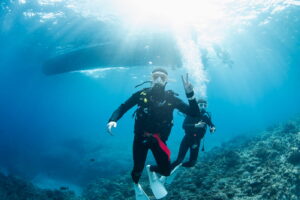 Diving in the Kerama Islands With Guests From the UK!