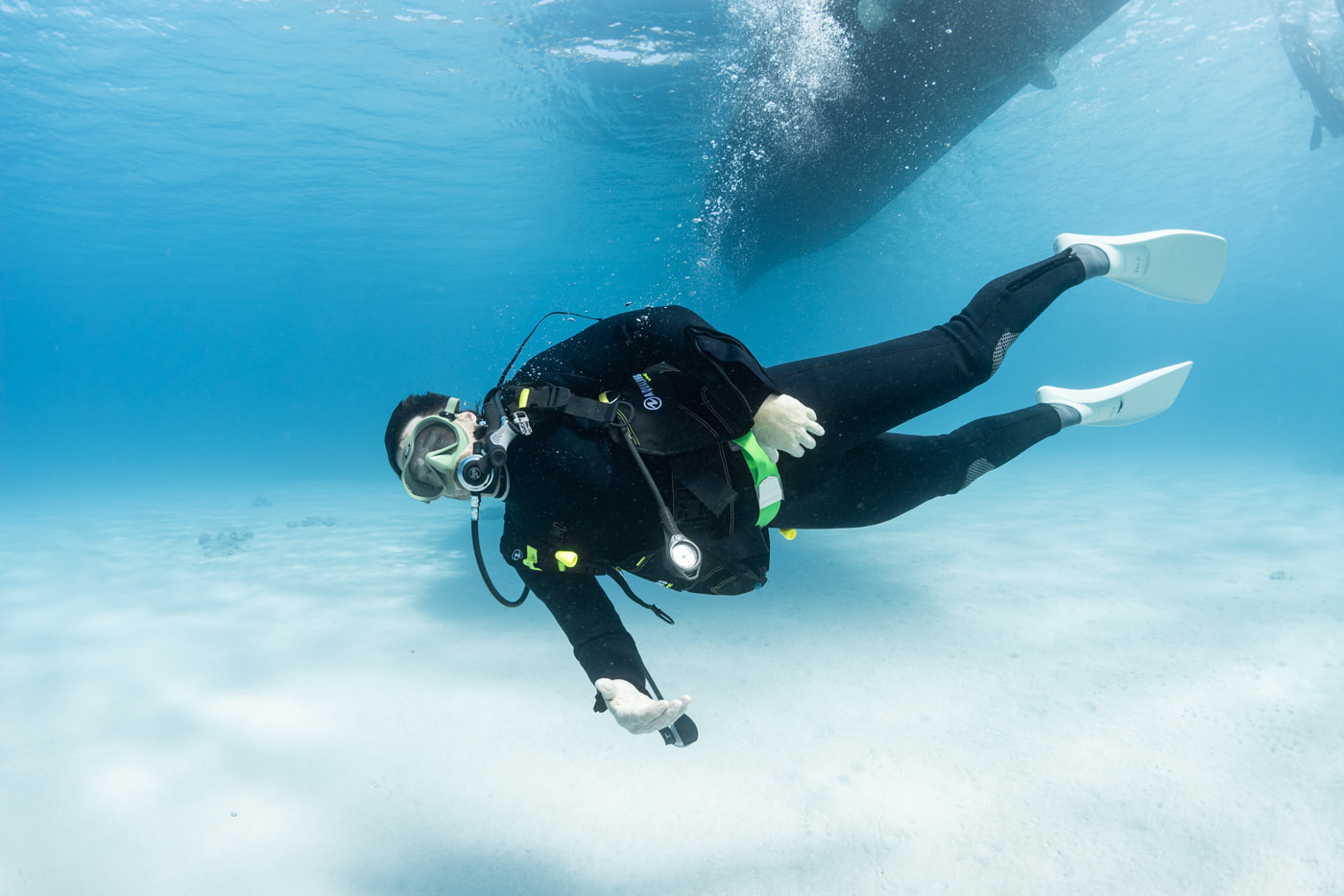 Guests Enjoying Scuba Diving in the Kerama Islands