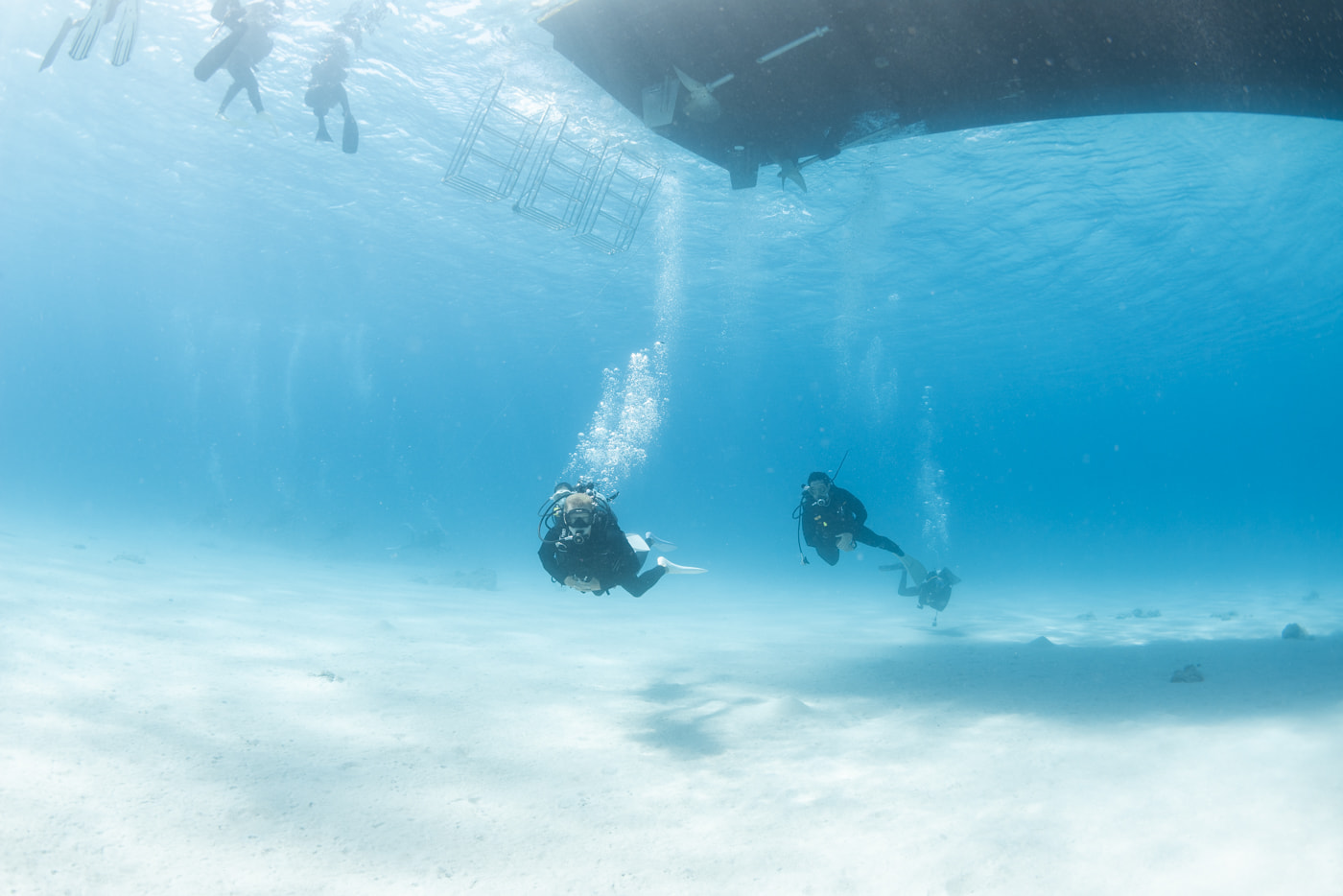 Guests Enjoying Scuba Diving in the Kerama Islands