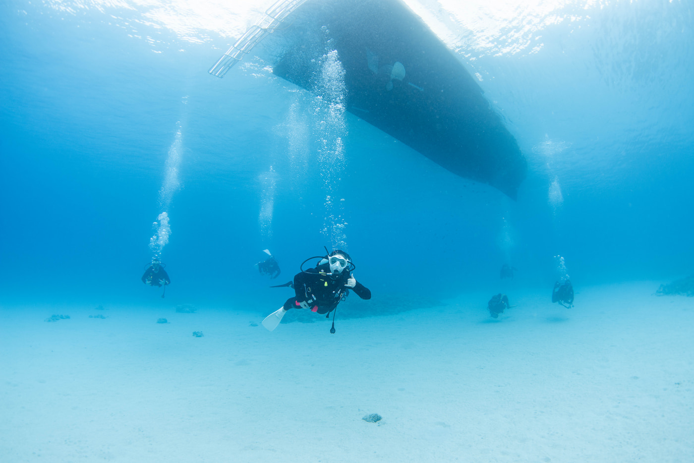 Guest Enjoying Scuba Diving in the Kerama Islands