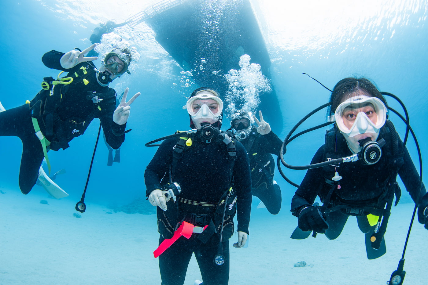 Guest Enjoying Scuba Diving in the Kerama Islands