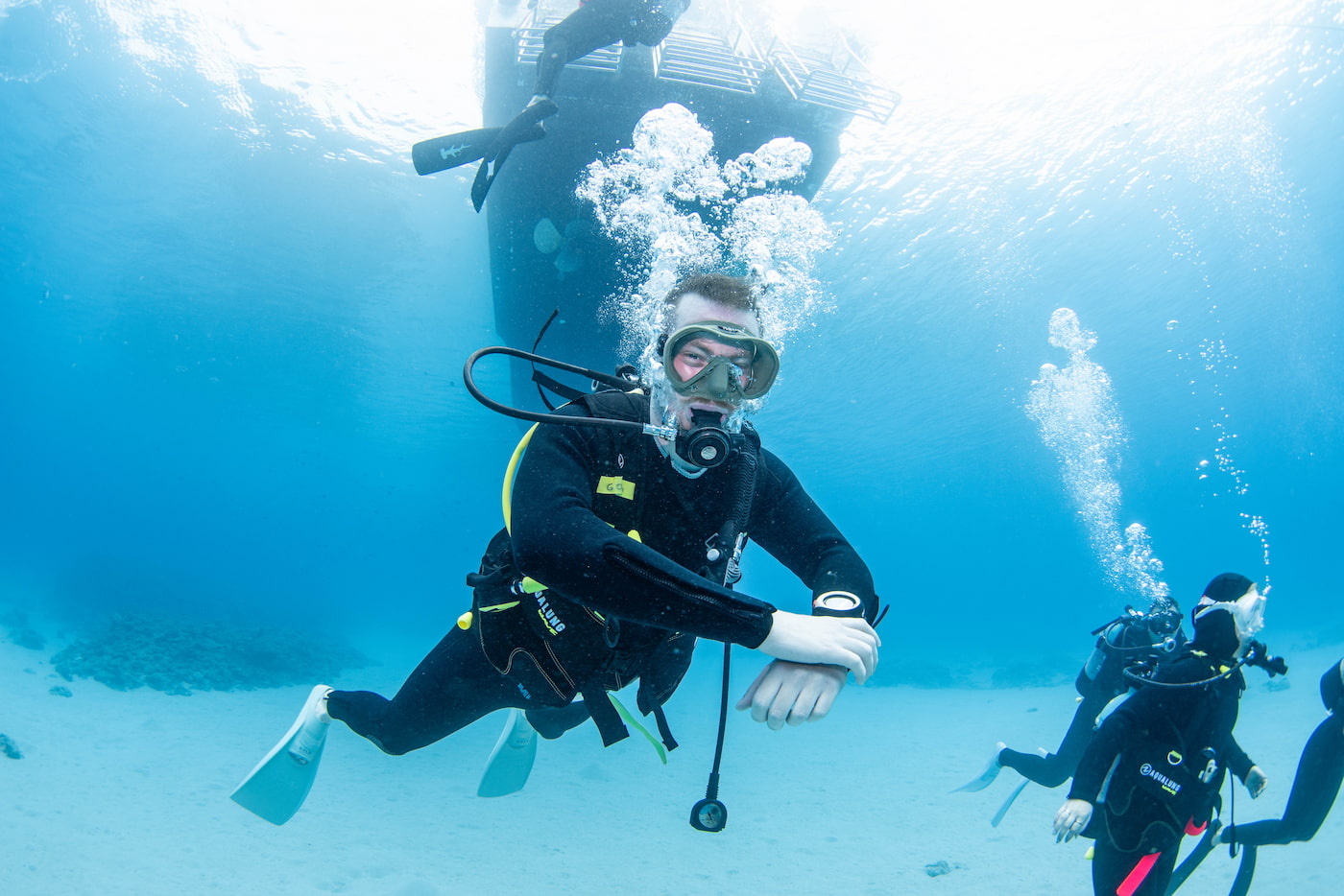 Guest Enjoying Scuba Diving in the Kerama Islands