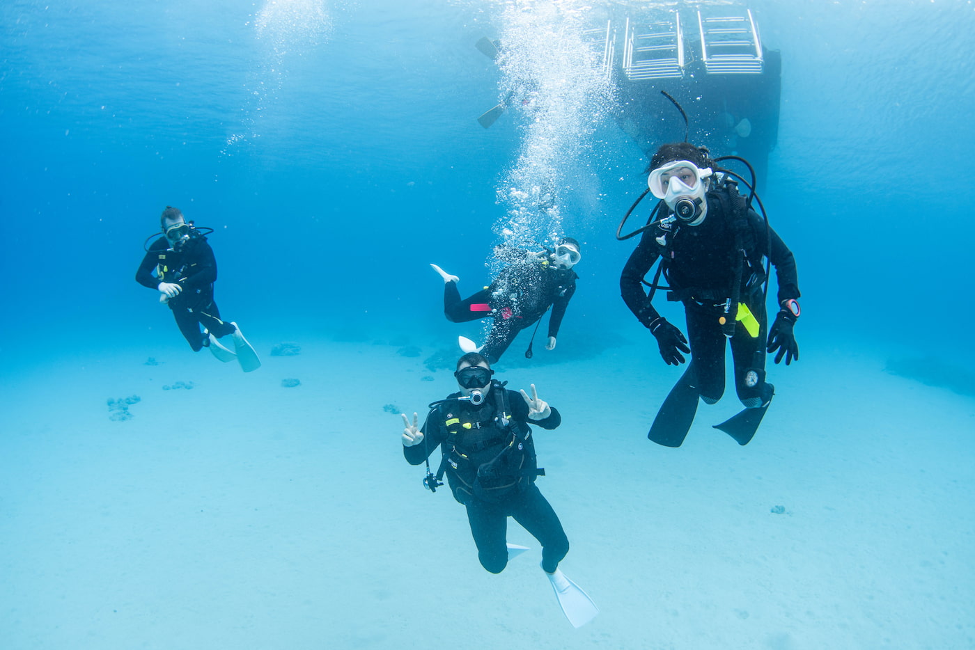 Guest Enjoying Scuba Diving in the Kerama Islands