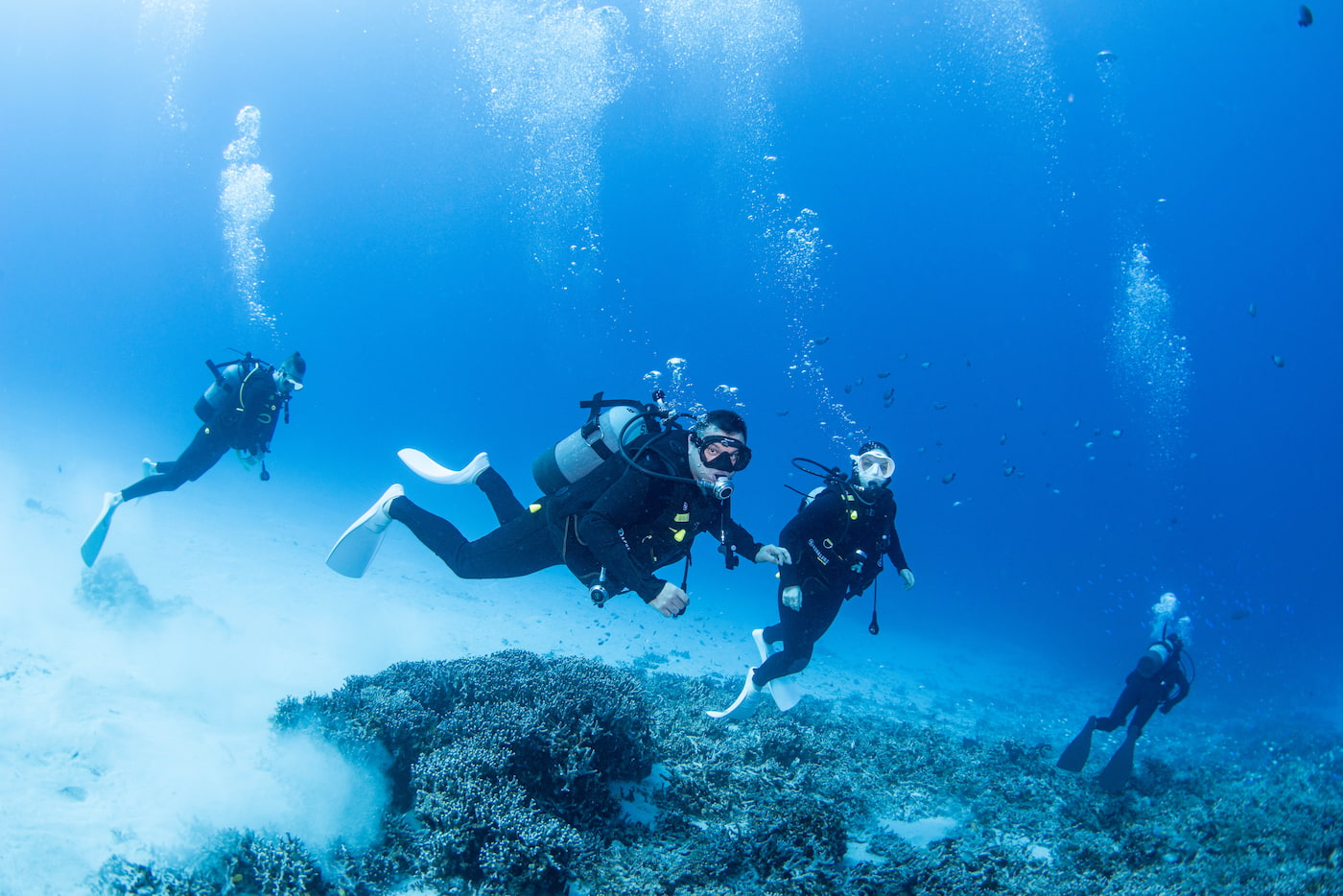 Guest Enjoying Scuba Diving in the Kerama Islands