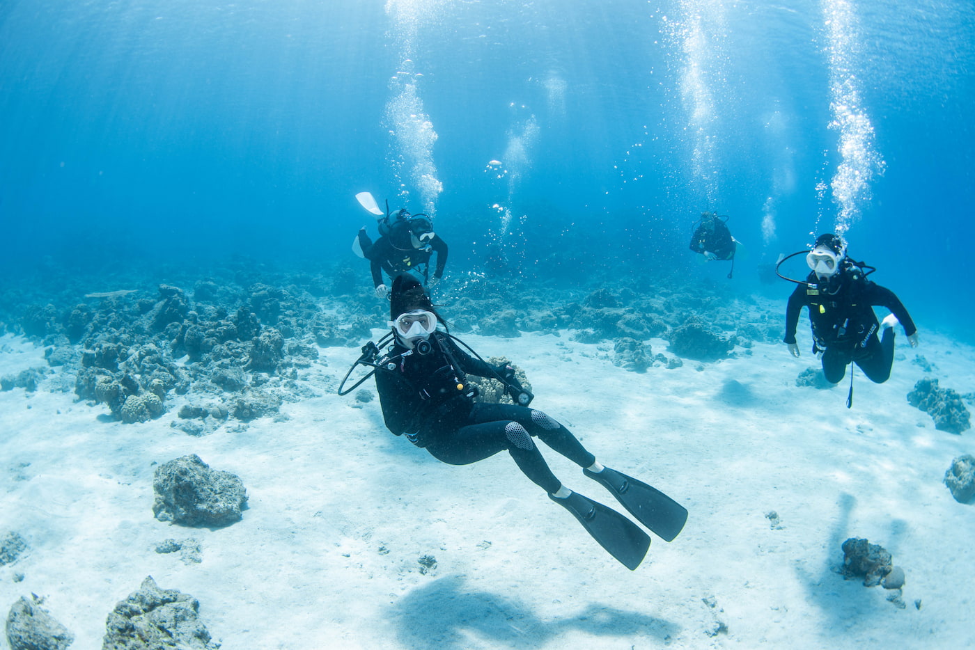 Guest Enjoying Scuba Diving in the Kerama Islands