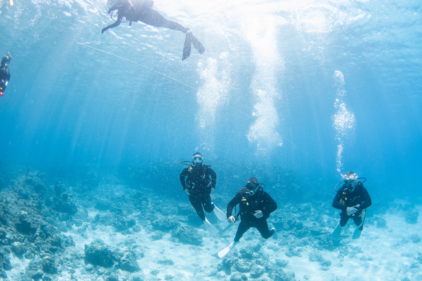 Guest Enjoying Scuba Diving in the Kerama Islands