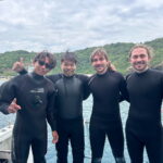 Diving in the Kerama Islands With Guests From France and Hong Kong. Sea Turtle!