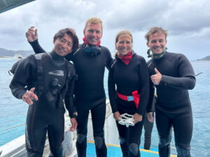 Diving Tour in the Kerama Islands with Guests from France and Germany - Turtles, Sharks Snakes!