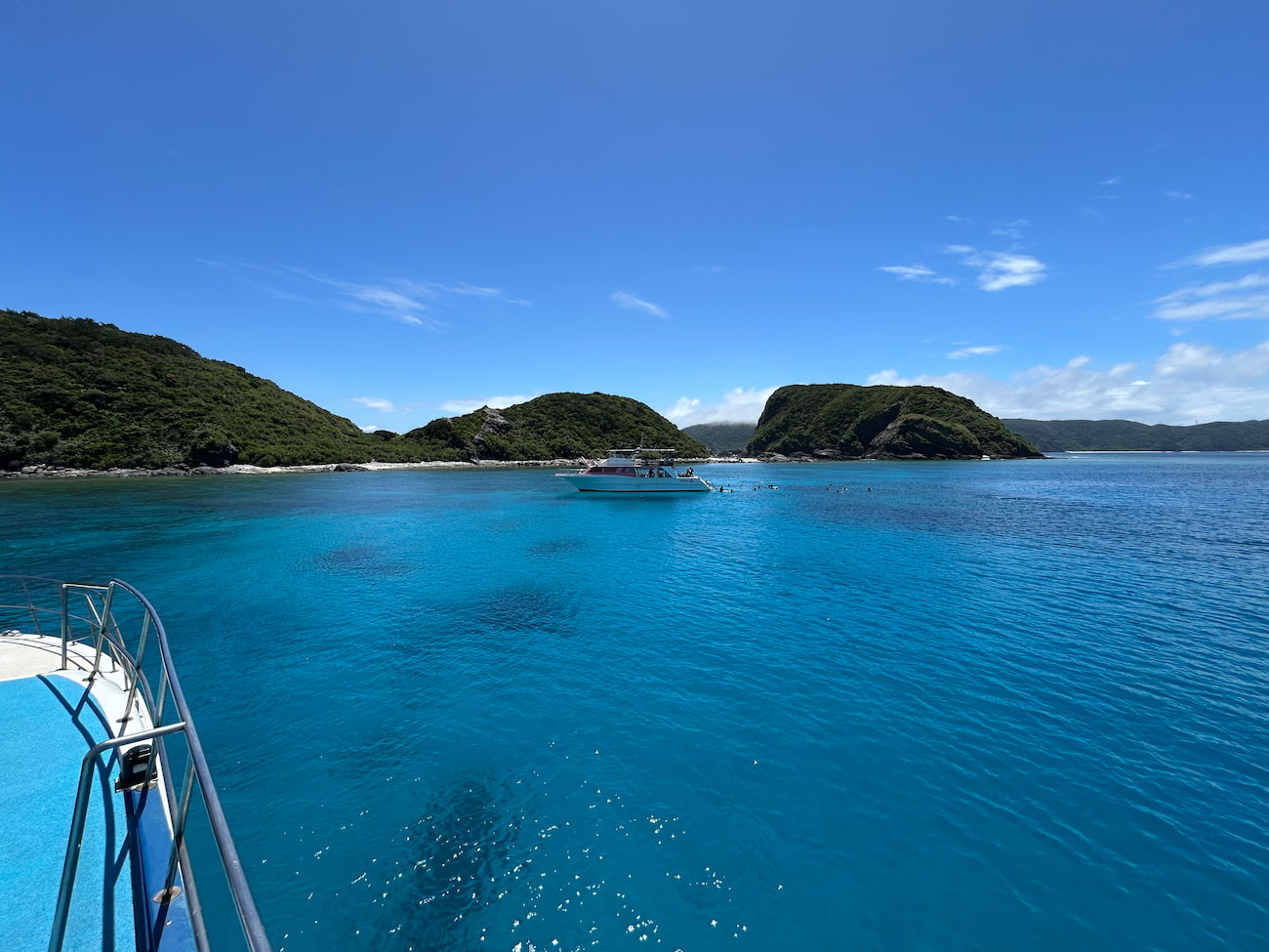 Beautiful View of the Kerama Islands Sea from the Boat