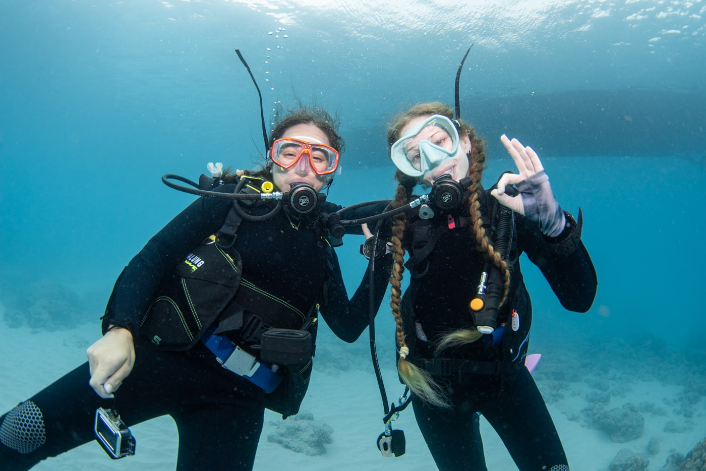 Guests enjoying scuba diving in the Kerama Islands