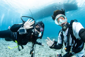 Diving in the Kerama Islands with Guests from South Korea. Sea Turtle