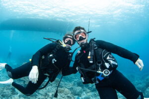 Diving in the Kerama Islands with Guests from Australia and France