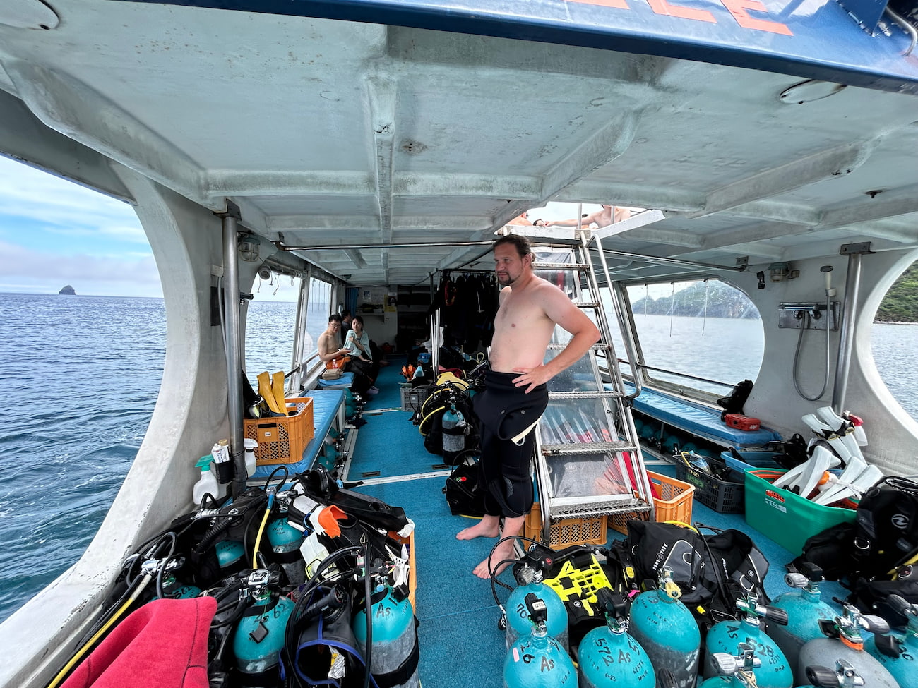 inside of the boat