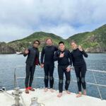 Diving in the Kerama Islands with Guests from Switzerland, Germany, and Thailand.