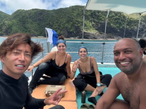 Diving in the Kerama Islands with Guests from Spain and Australia