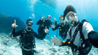 Diving in the Chibishi Islands with Guests from Spain and Germany