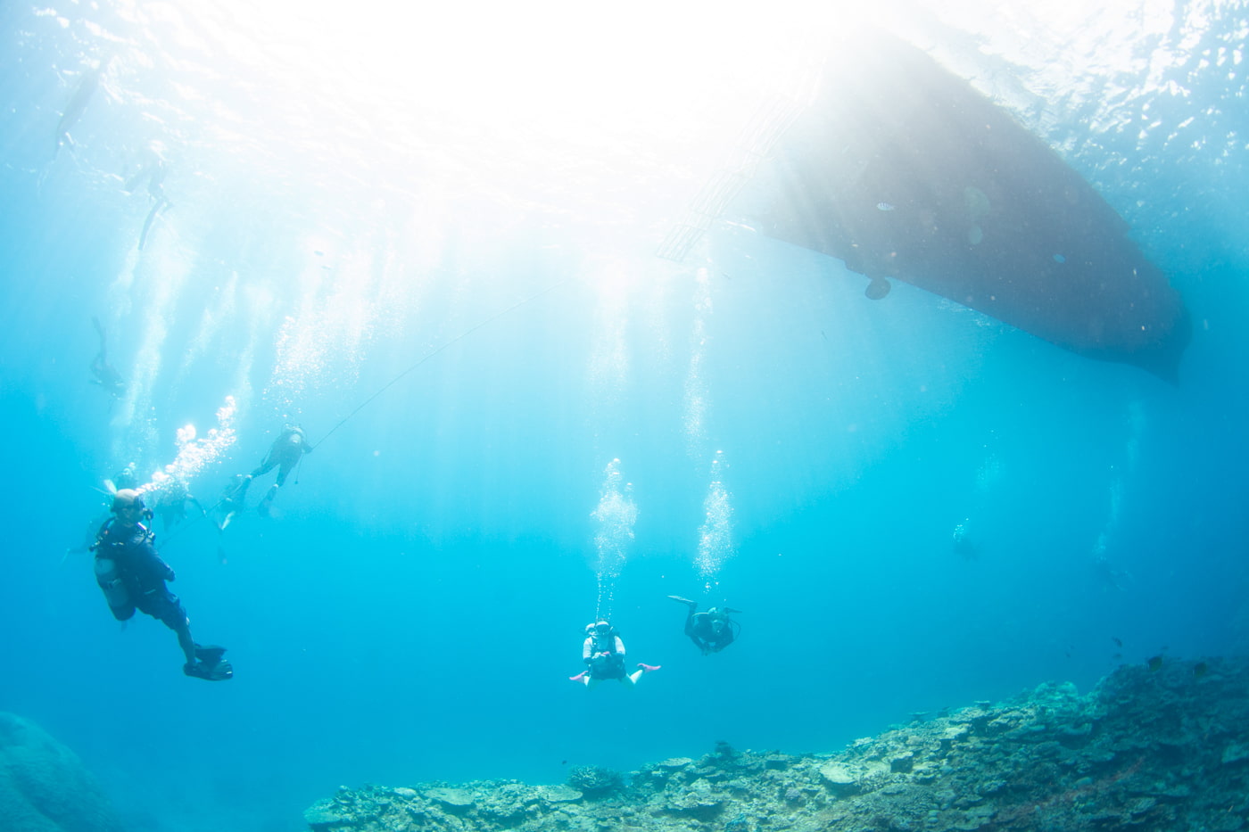 Underwater scenery