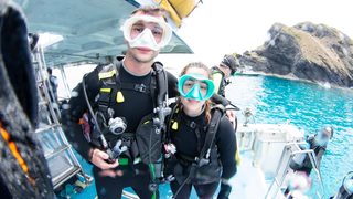 Diving in the Kerama Islands with Guests from Spain