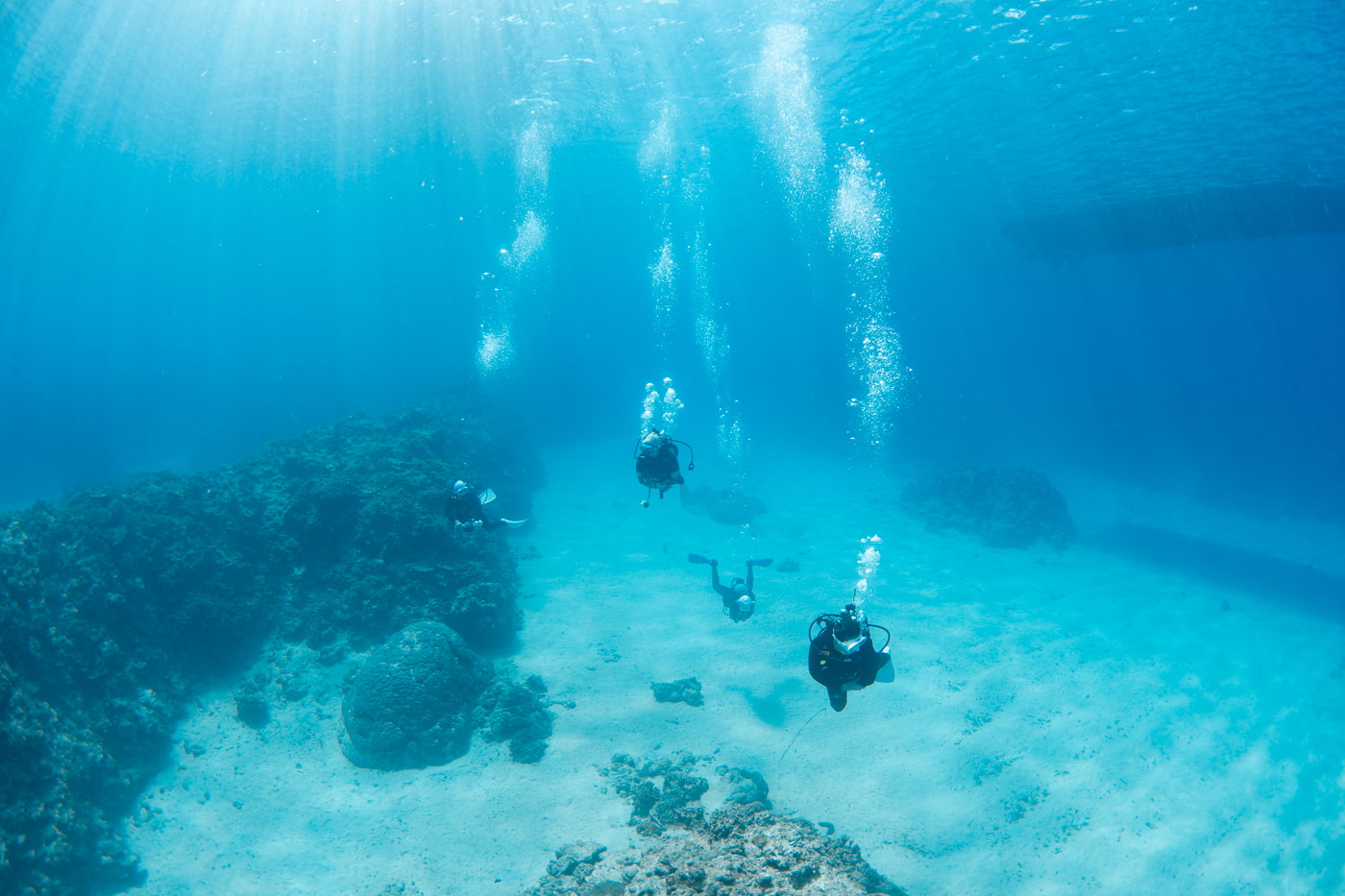 Underwater scenery
