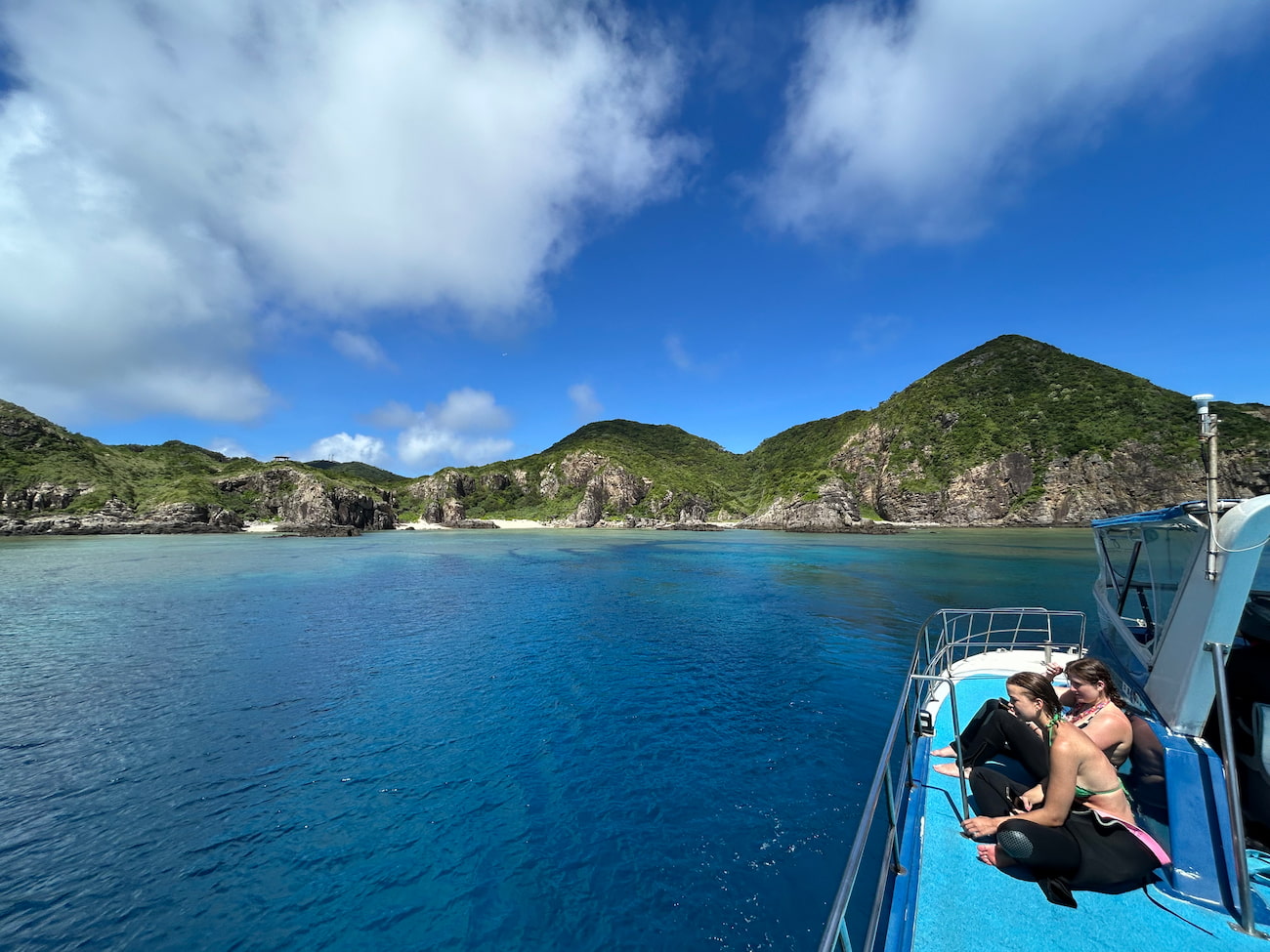 Ocean view from the boat.