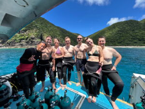 Diving in the Kerama Islands with Guests from Germany and Spain – Beautiful Underwater Caves