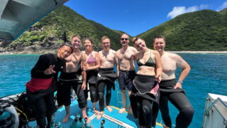 Diving in the Kerama Islands with Guests from Germany and Spain – Beautiful Underwater Caves