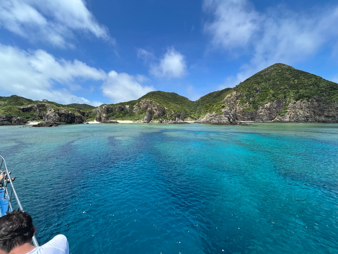 Ocean view from the boat.