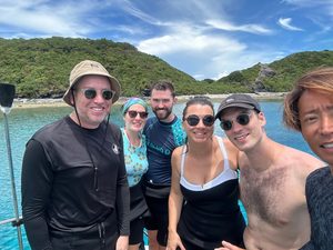 Diving in the Kerama Islands with Guests from France, the USA, and Australia