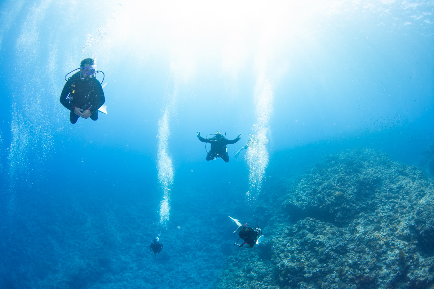 Underwater scenery