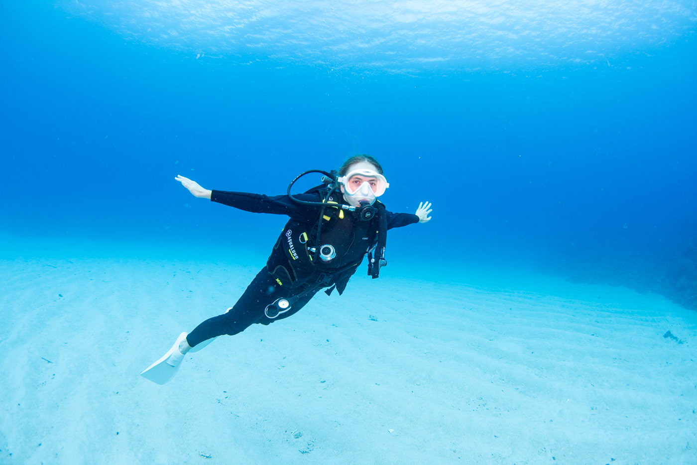 Guests enjoying scuba diving in the Kerama Islands.