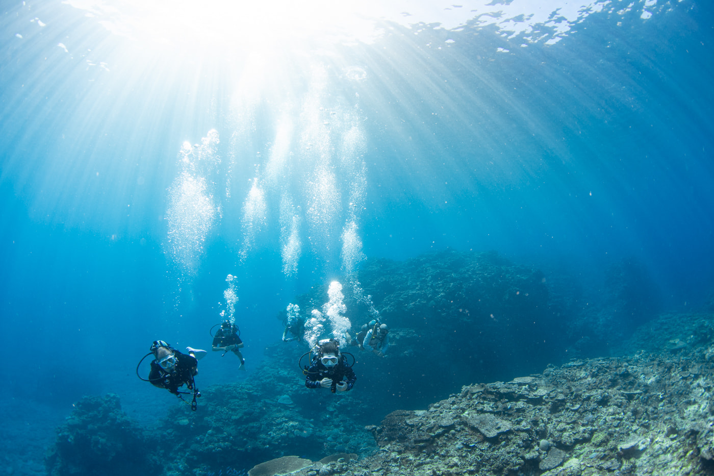 Underwater scenery