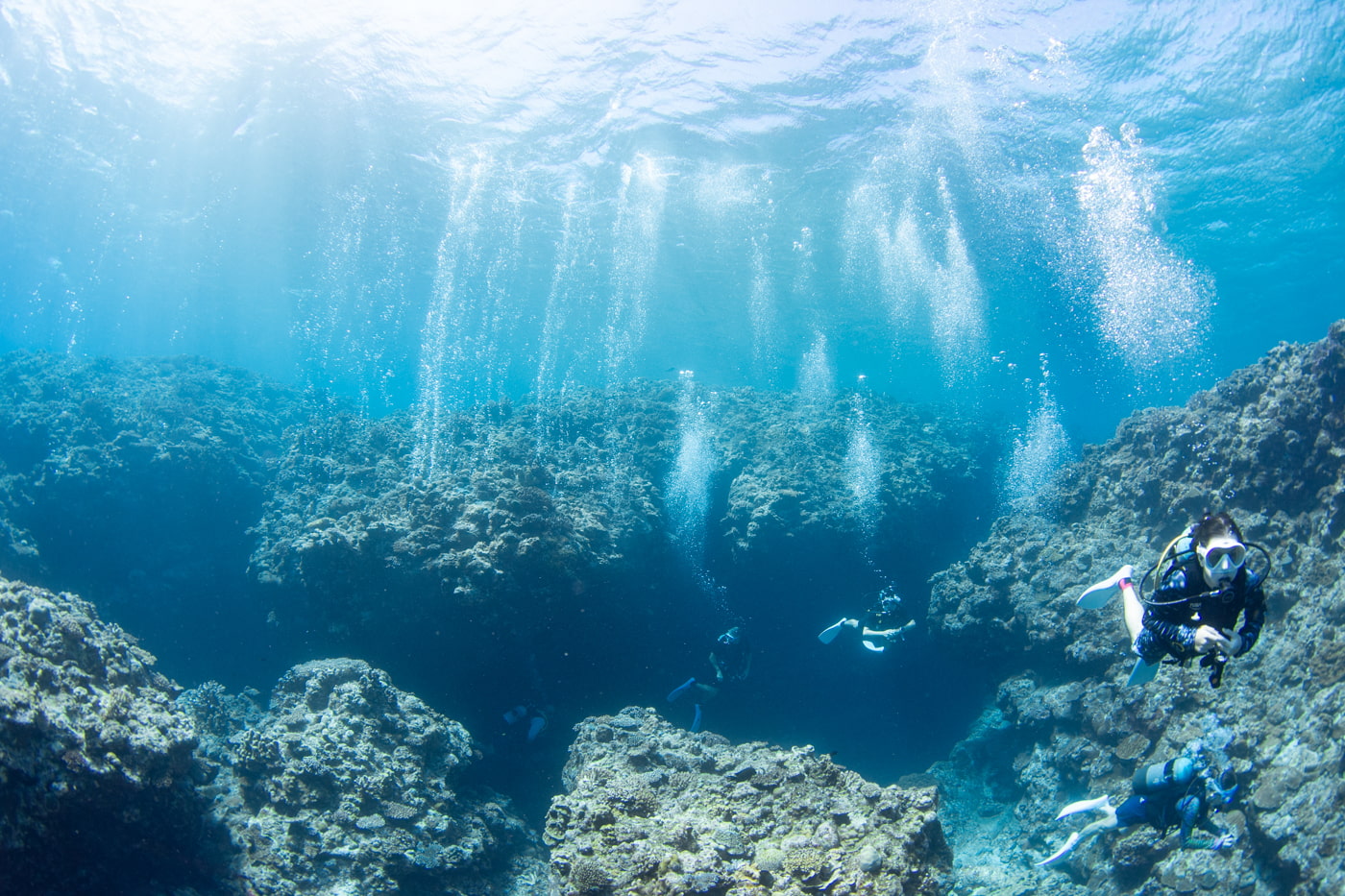 Underwater scenery