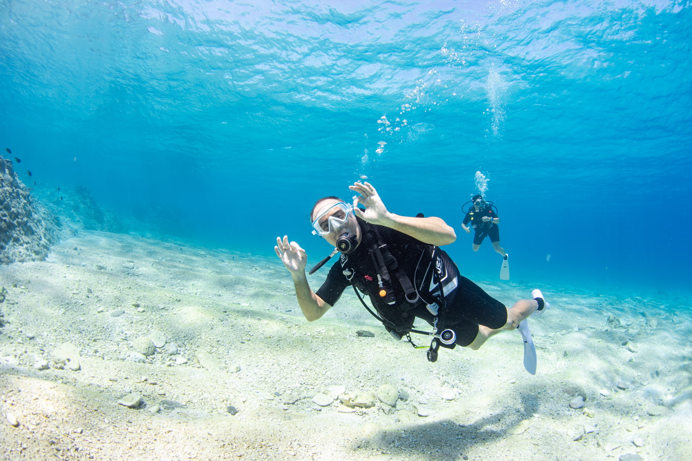 Underwater scenery