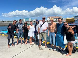 Kerama Islands Diving with Guests from France, Spain, and Germany – Manta Ray!