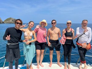 Kerama Islands Diving Tour with Guests from Germany, Italy, and Luxembourg