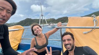 Kerama Islands Diving Tour with a Guest from Italy – Manta Ray!
